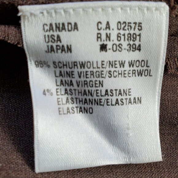 ESCADA Coffee-w-Milk Color Flare Low-Rise Women’s Trousers. Size 38 - Picture 7 of 8